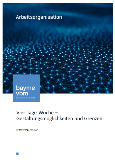 Vier-Tage-Woche – Gestaltungsmöglichkeiten und Grenzen Vier-Tage-Woche – Gestaltungsmöglichkeiten und Grenzen