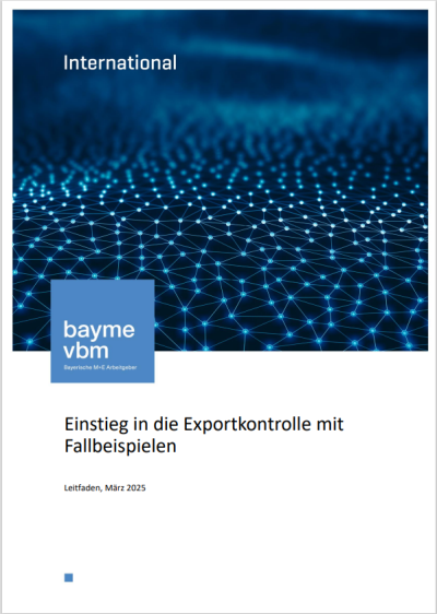 Einstieg in die Exportkontrolle mit Fallbeispielen Einstieg in die Exportkontrolle mit Fallbeispielen