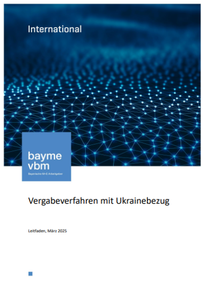 Teilnahme an Vergabeverfahren mit Ukrainebezug Teilnahme an Vergabeverfahren mit Ukrainebezug