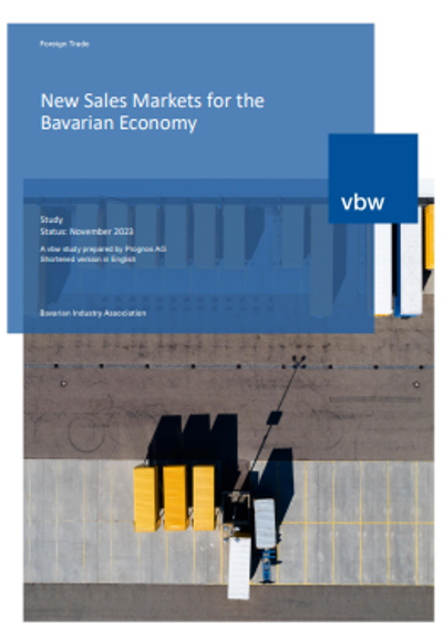 New sales markets for the Bavarian economy New sales markets for the Bavarian economy
