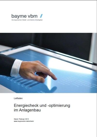 Energiecheck und -optimierung im Anlagenbau