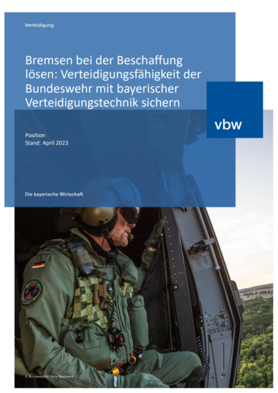 Bremsen bei der Beschaffung lösen: Verteidigungsfähigkeit der Bundeswehr mit bayerischer Verteidigungstechnik sichern