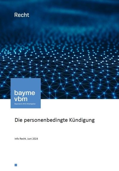 Die personenbedingte Kündigung