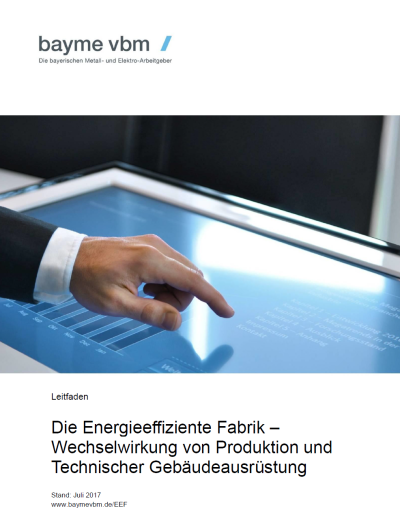 Die Energieeffiziente Fabrik – Wechselwirkung von Produktion und Technischer Gebäudeausrüstung Die Energieeffiziente Fabrik – Wechselwirkung von Produktion und Technischer Gebäudeausrüstung