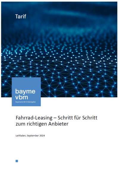 Auswahl Anbieter Fahrrad-Leasing