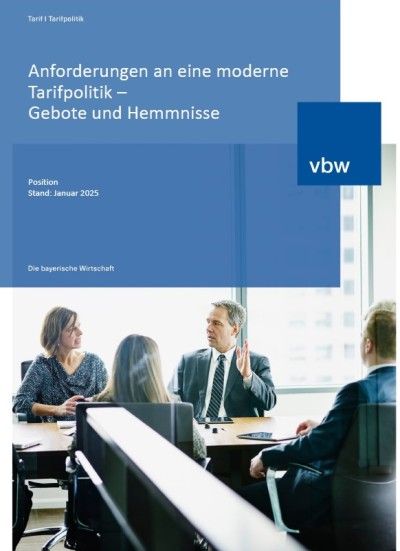 Anforderungen an eine moderne Tarifpolitik