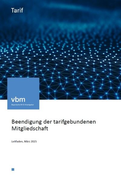 Beendigung einer tarifgebundenen Mitgliedschaft Beendigung einer tarifgebundenen Mitgliedschaft