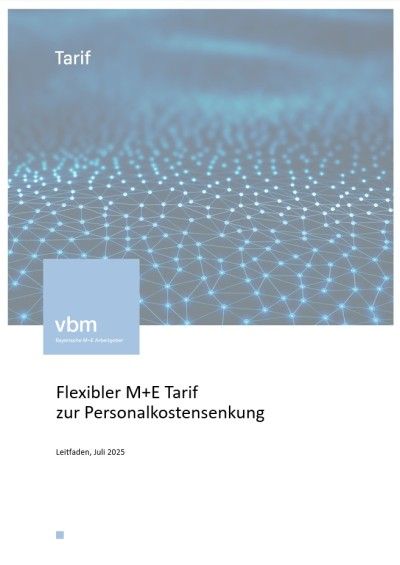 Flexibler M+E Tarif zur Personalkostensenkung