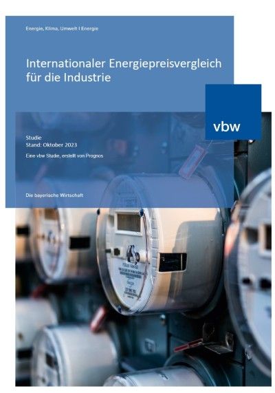 Internationaler Energiepreisvergleich für die Industrie