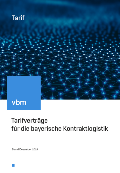 Tarifverträge Kontraktlogistik in Buchform, Stand Dezember 2024